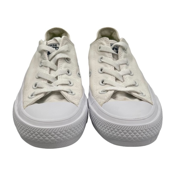 Converse White Chuck Taylor II Lunarlon Sneakers Size 6 Women's (4 Men's) - Picture 3 of 11